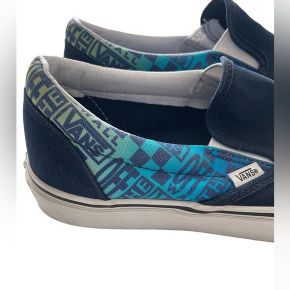 Vans Navy Slip-Ons - Picture 6 of 9
